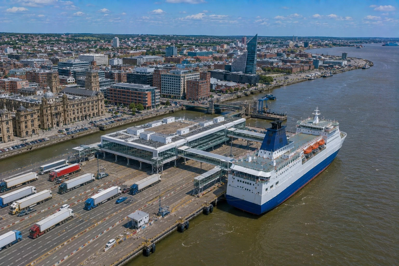 Hull lauttasatama ja lauttaterminaalin alue