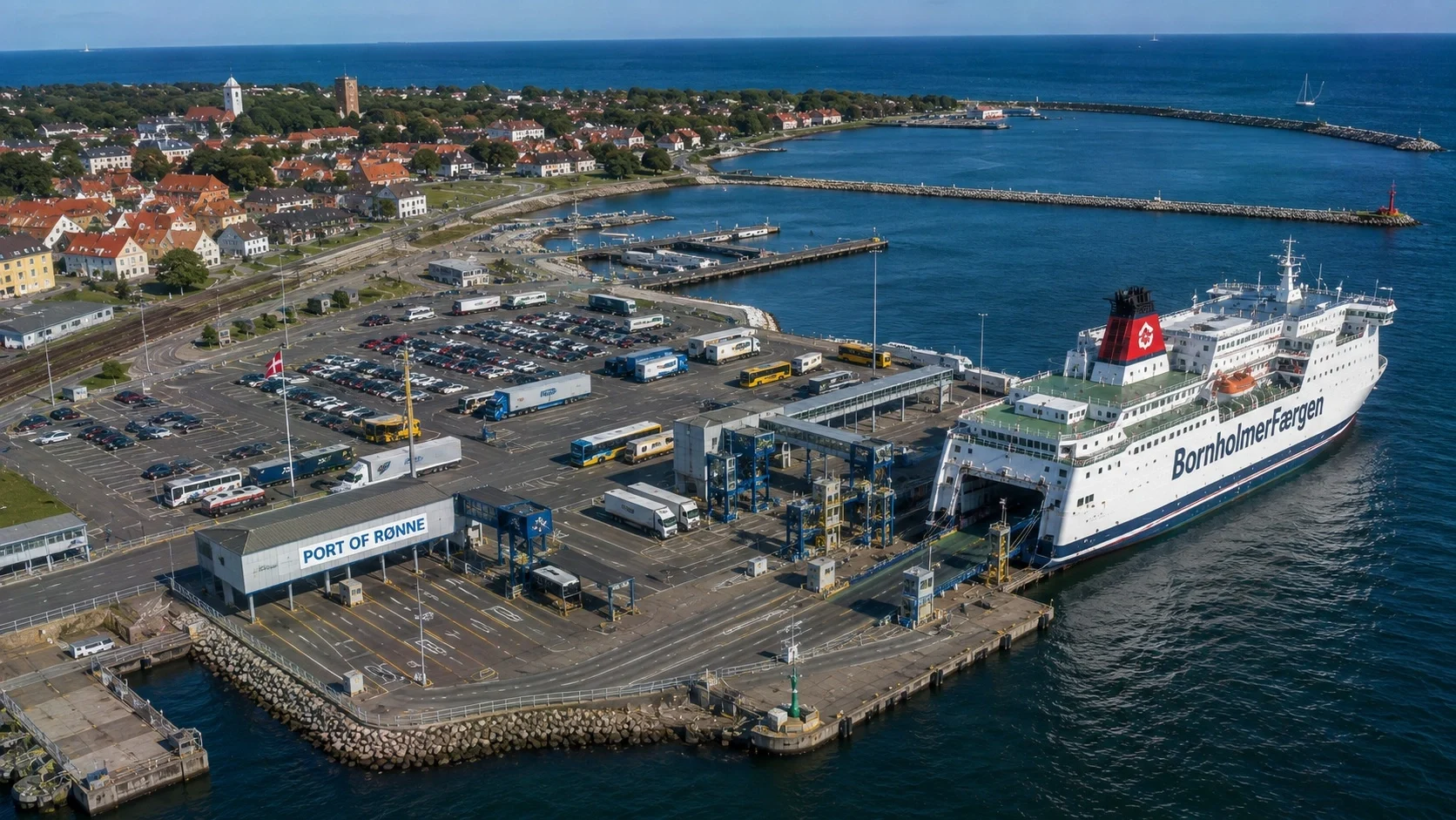 Rønne lauttasatama ja lauttaterminaalin alue
