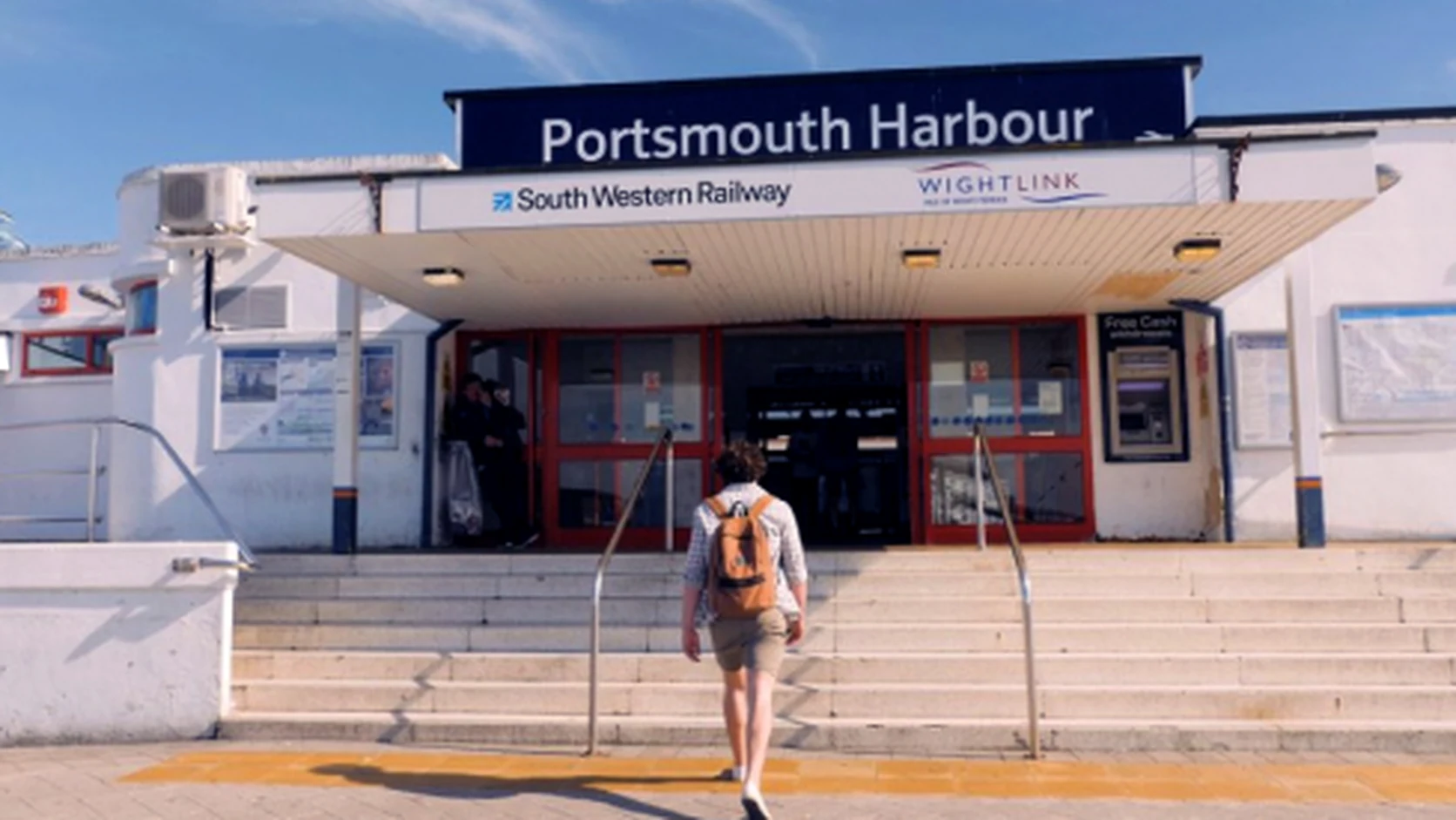Wightlink FastCat -terminaali Portsmouth Harbourissa