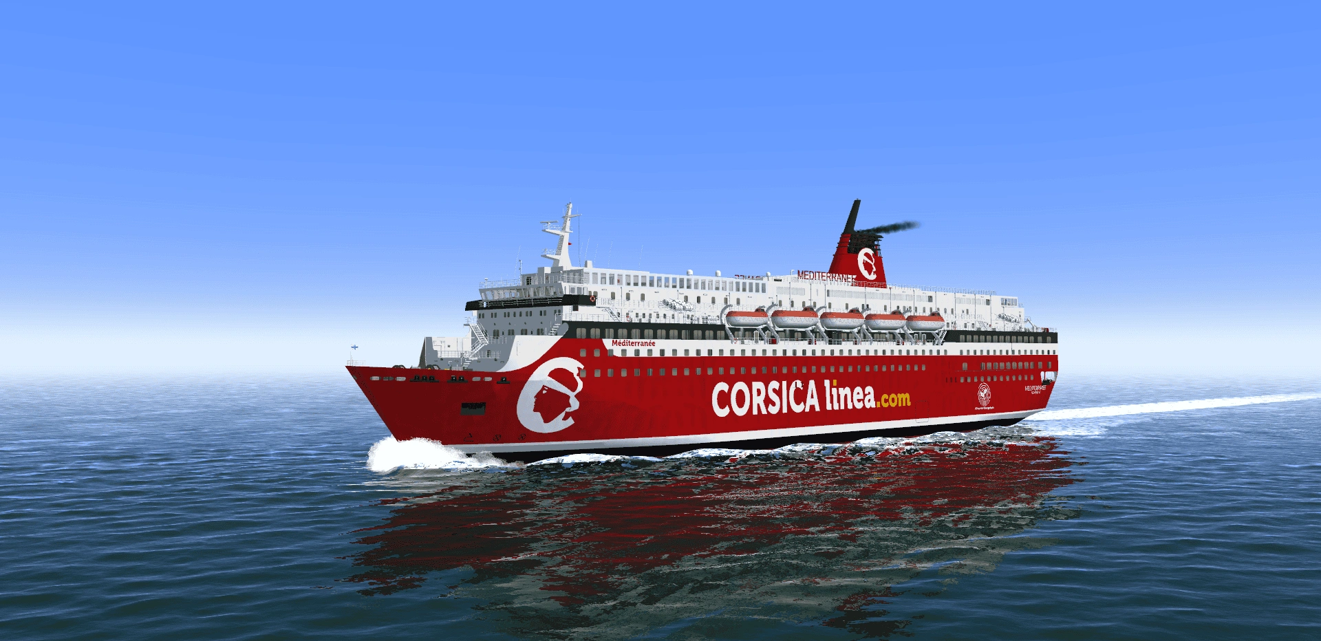 CORSICA linea matkustajalautta serving Ranska and Algeria